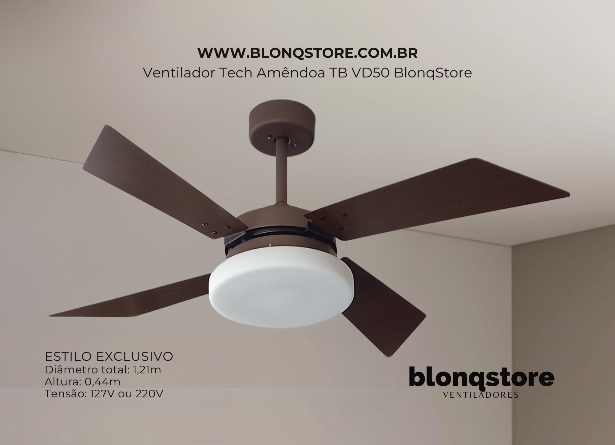 Ventilador Tech BlonqStore – a escolha perfeita para sua casa