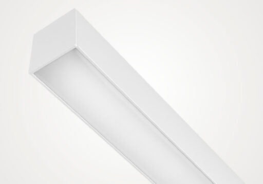 luminária led perfil sobrepor 2 m preto ou branco blonqstore